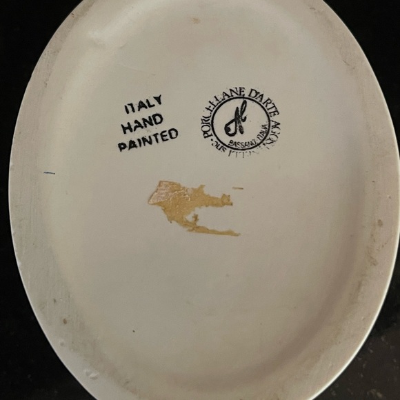 SOLD! BUTTERFLY Box Porcellane D'Arte Agostinelli crafted in BASSANO Italy - Picture 10 of 12